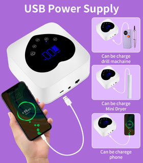 HUGMAPLE cordless lamp in use for portable salon convenience