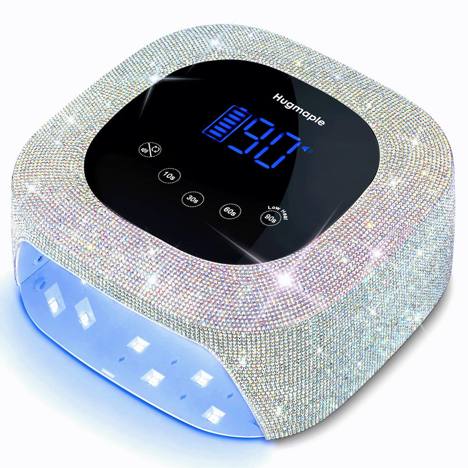 HUGMAPLE front view with sparkling diamond finish showing glamorous design and pro look