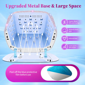 HUGMAPLE touch control panel closeup with timer buttons for easy operation