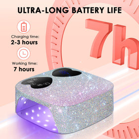 HUITINE LED array close-up illustrating dual-wavelength beads for even gel curing