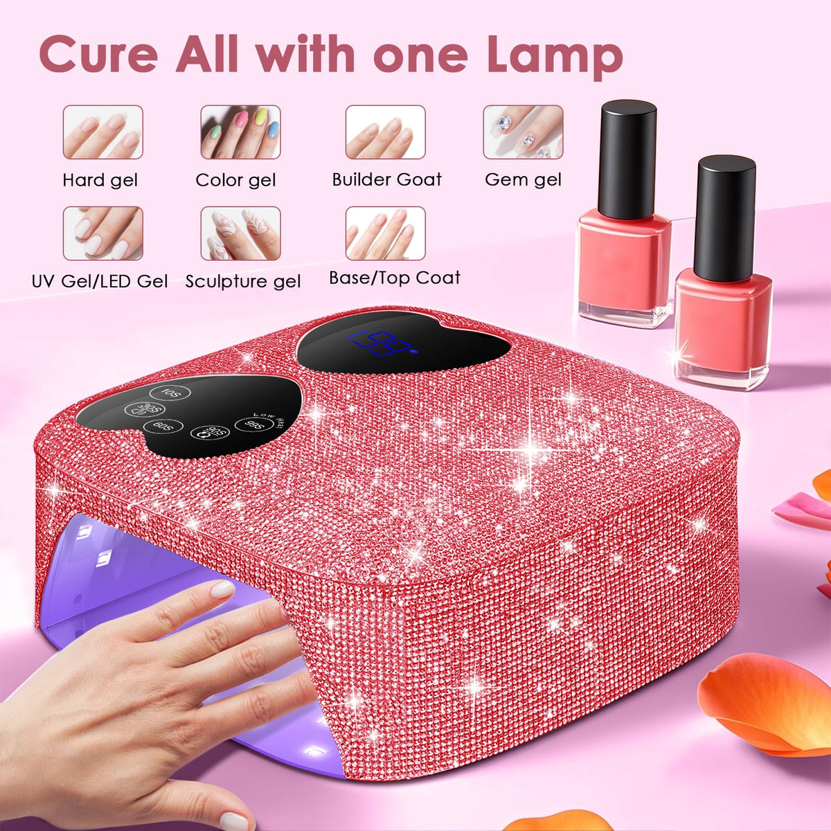 HUITINE lifestyle on salon desk showing decorative lamp enhancing workspace benefit