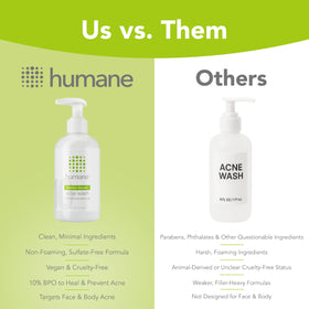 humane back label with directions and ingredients showing safe usage guidance