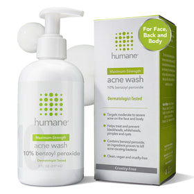 humane front packaging showing bottle and branding for easy identification and trust