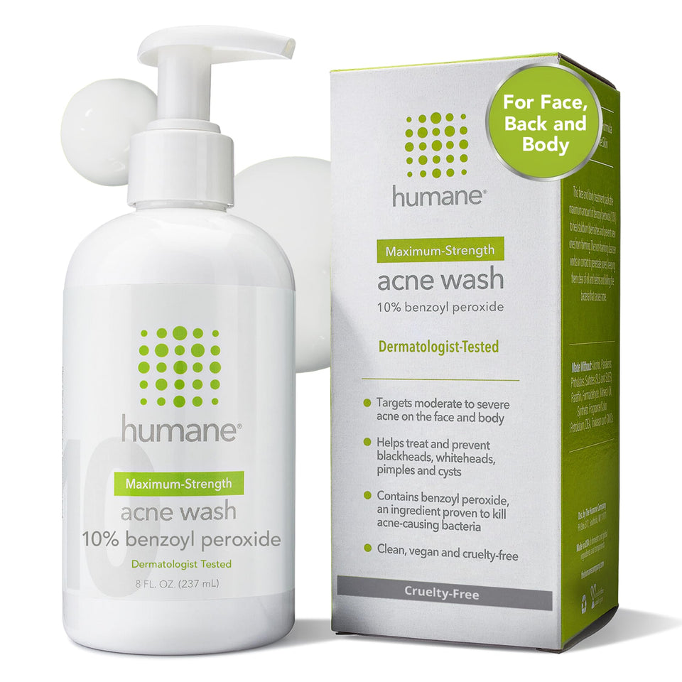 humane front packaging showing bottle and branding for easy identification and trust