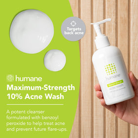 humane label close-up highlighting product name and strength for clear information