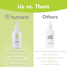 humane bottle in hand displaying 8 fl oz size for travel and convenience