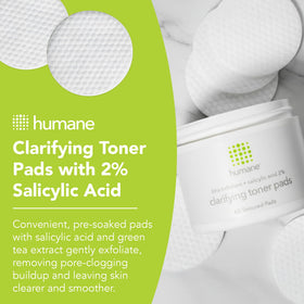 humane close-up of textured pad surface, effective pore exfoliation