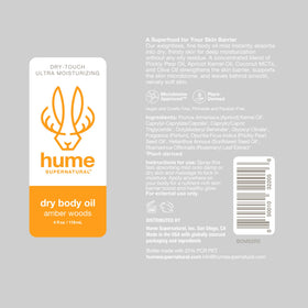 HUME SUPERNATURAL lifestyle bathroom scene suggesting daily post-shower use