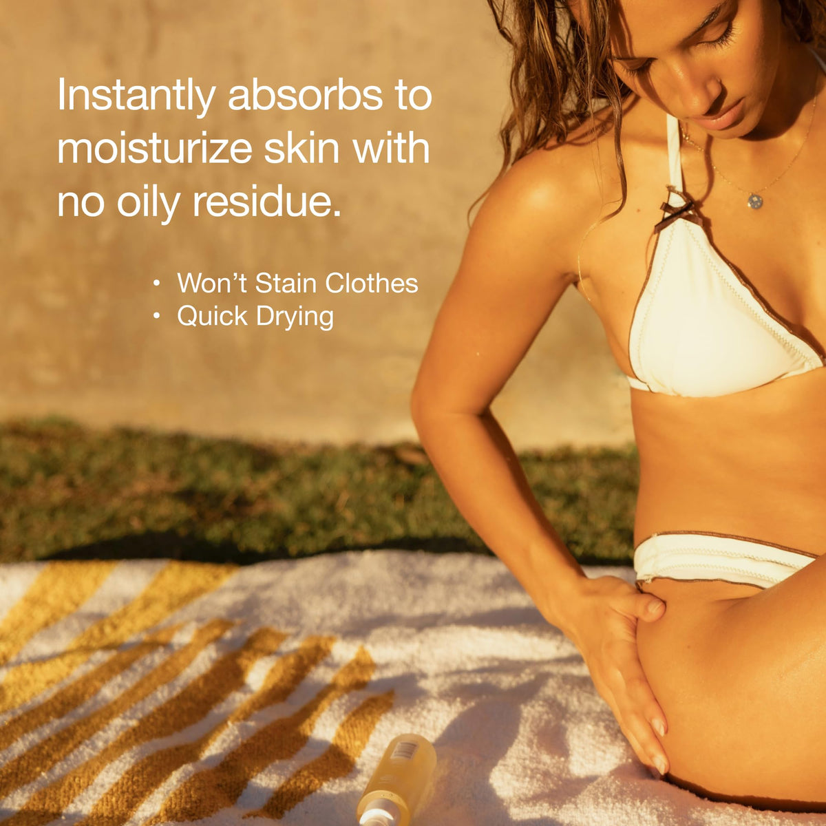 HUME SUPERNATURAL fine mist spray action delivering even lightweight coverage
