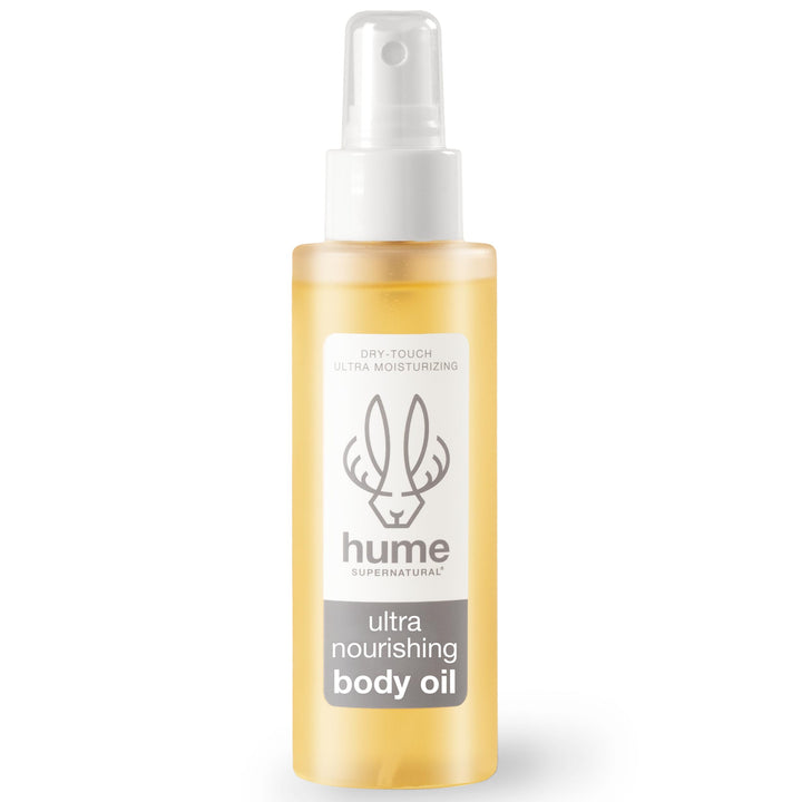 HUME SUPERNATURAL front packaging showing sleek bottle and clear benefit