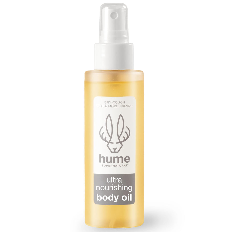 HUME SUPERNATURAL front packaging showing sleek bottle and clear benefit