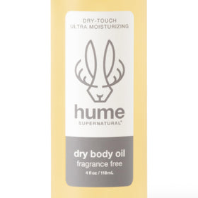 HUME SUPERNATURAL on bathroom vanity for easy everyday routine benefit
