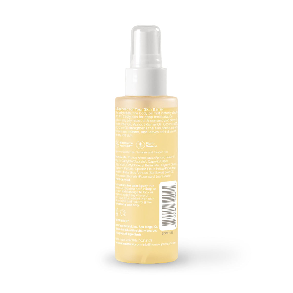 HUME SUPERNATURAL packaging flatlay with product and props for lifestyle benefit