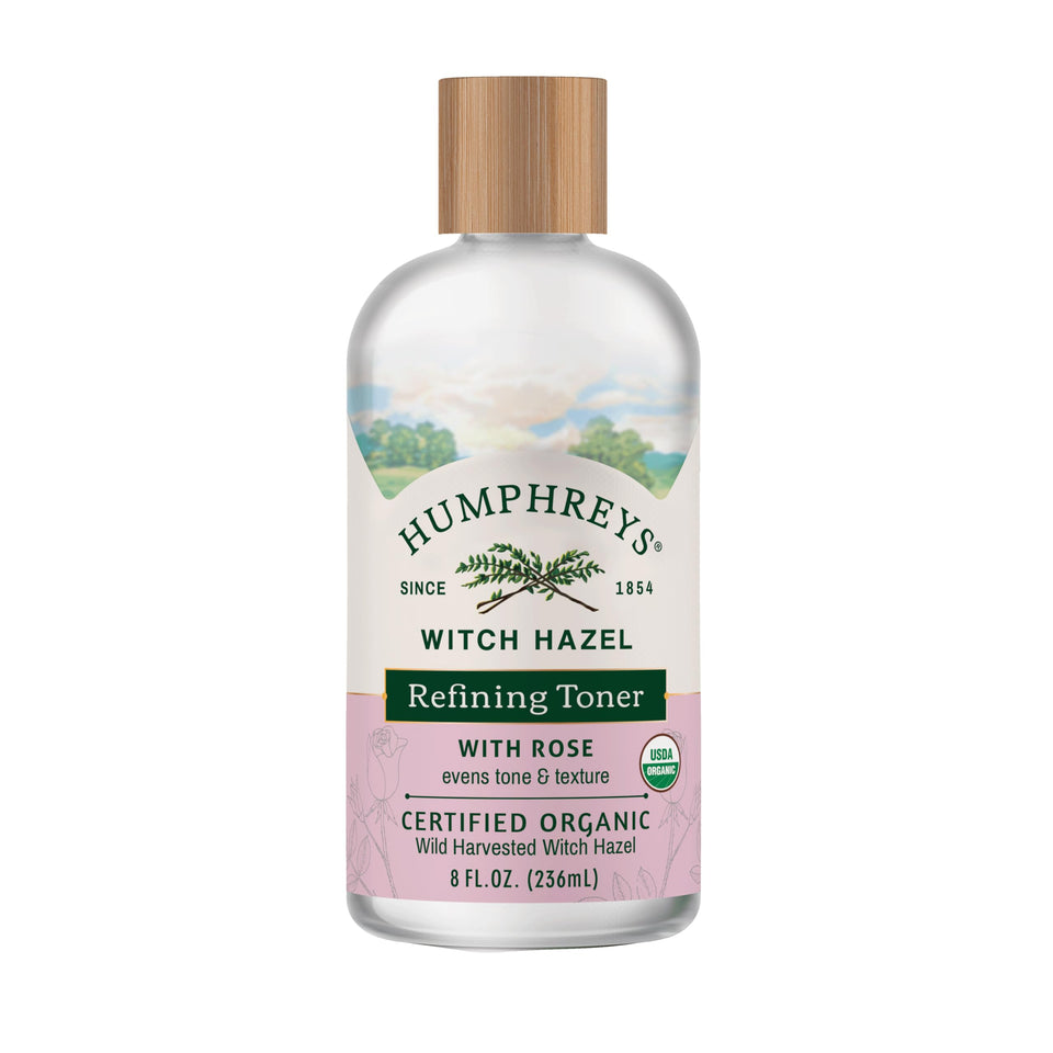 Humphreys front packaging showing bottle and organic label benefits