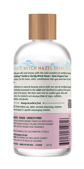Humphreys label close-up highlighting USDA organic certification benefit