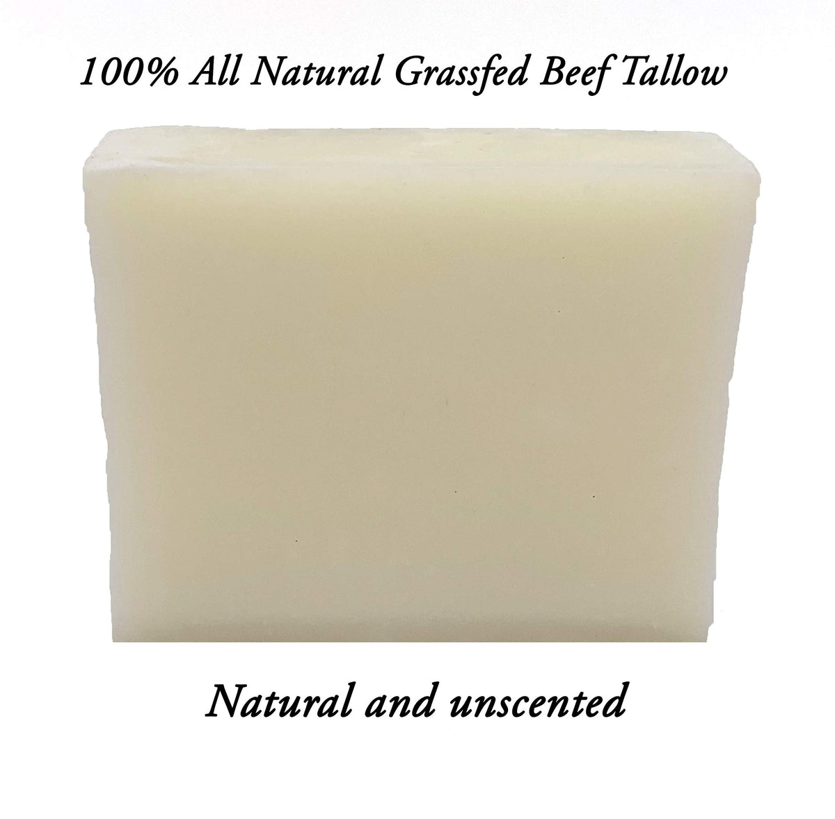 Hunter Cattle Co. close-up of bar texture showing smooth tallow surface and natural finish