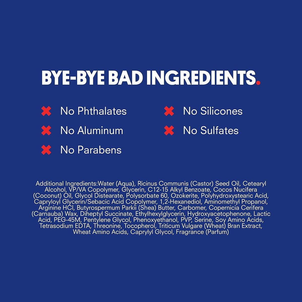 Huron label close-up highlighting clean ingredients and scent