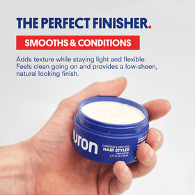 Huron cream texture closeup highlighting lightweight spreadability benefit