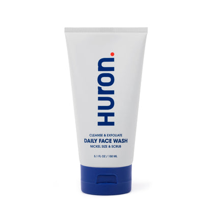 Huron front packaging view showing clean label and 5.1 oz size benefit