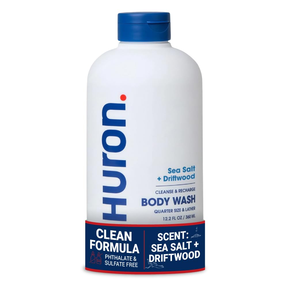 Huron front packaging bottle showing clean design and size benefit