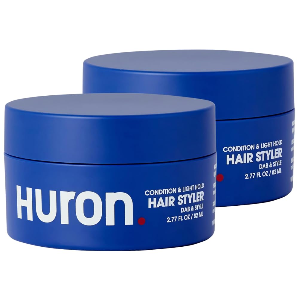Huron front packaging showing dual 2.7oz tubs and product benefits