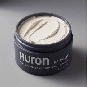 Huron before and after textured styling showing improved fullness benefit