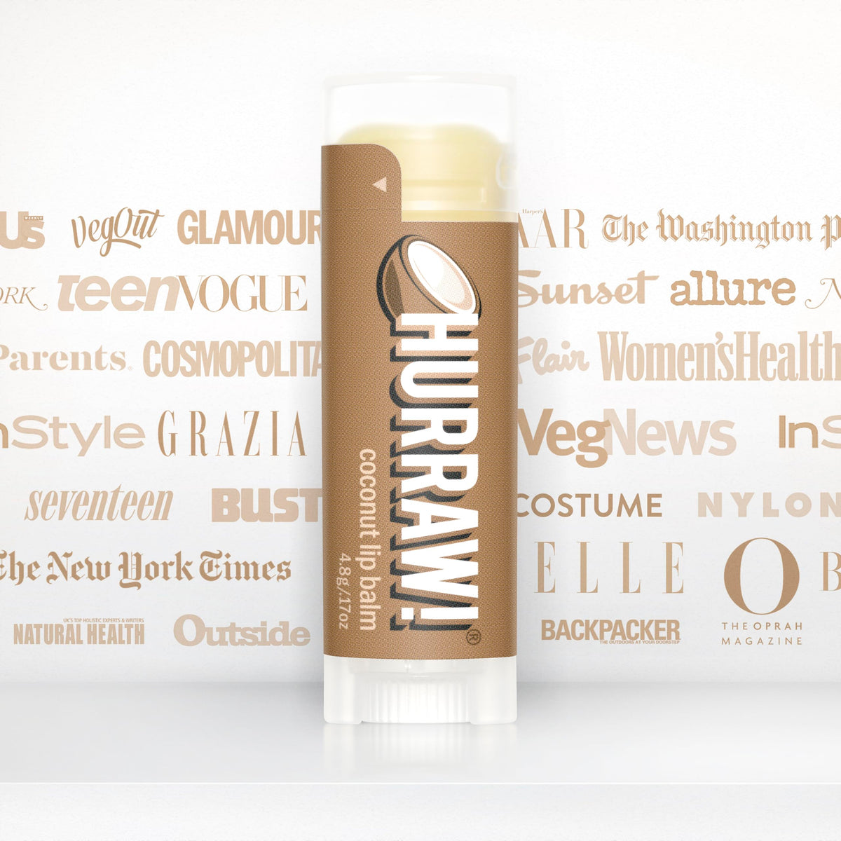 Hurraw! coconut in a beach bag lifestyle shot for on-the-go hydration benefit