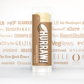 Hurraw! coconut in a beach bag lifestyle shot for on-the-go hydration benefit