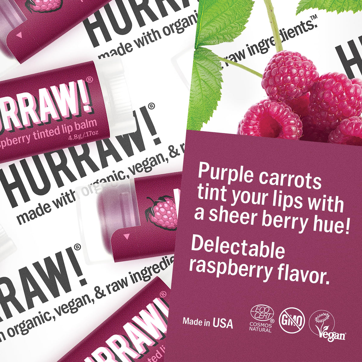 HURRAW! three oval tubes lined up, easy color selection on the go