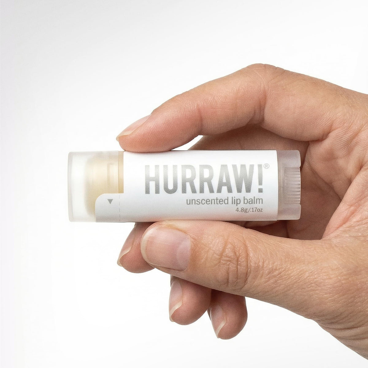 HURRAW! ingredient label detail showing meadowfoam seed oil benefit: transparent organic sourcing