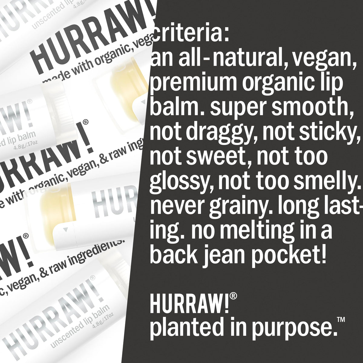 HURRAW! tube next to a coin for scale benefit: compact size fits pockets and purses