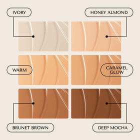 Hush Glow open compact with applicator showing ease of on-the-go use