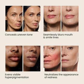 Hush Glow foundation texture on skin demonstrating hydrating boost