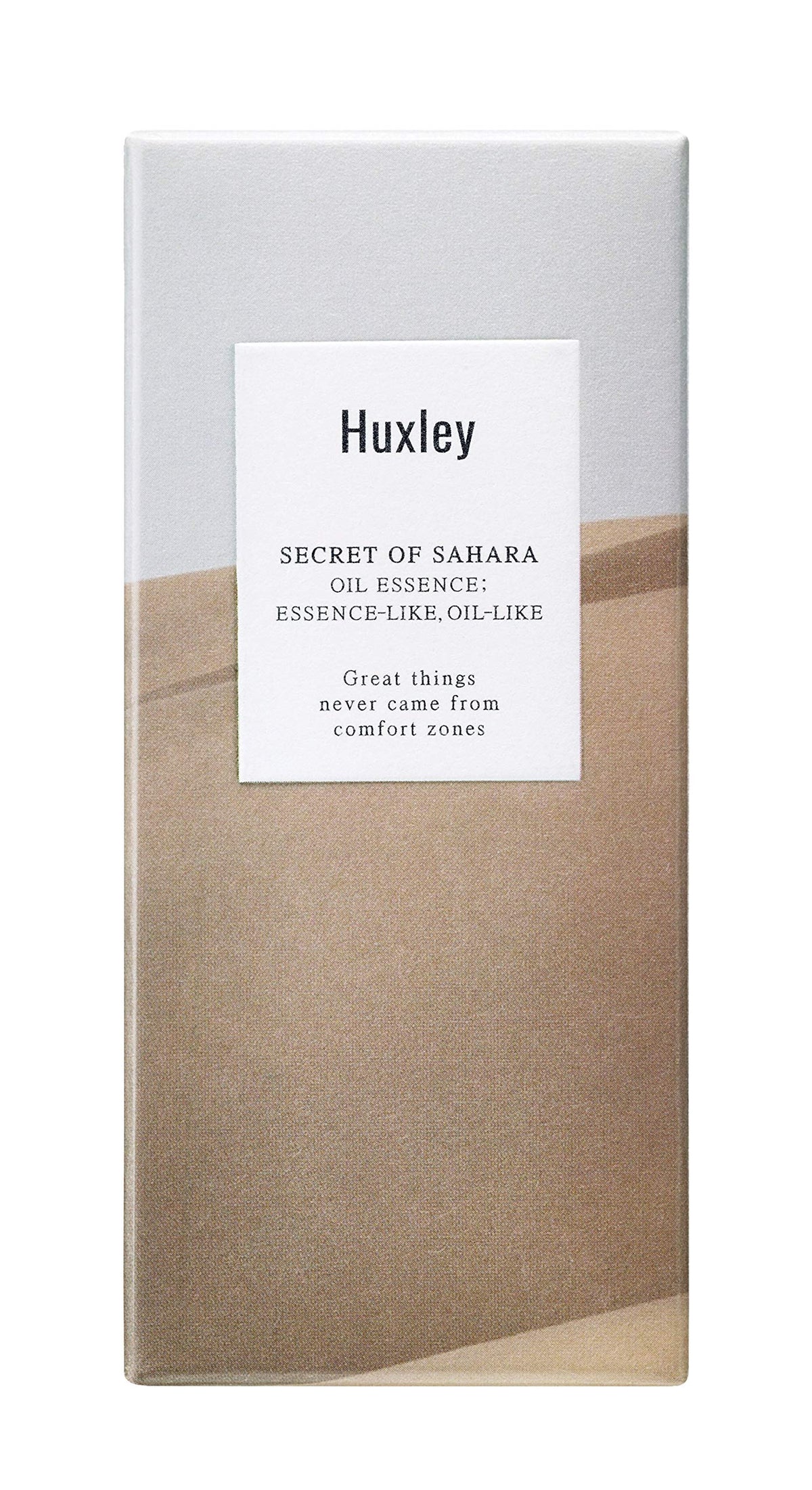 Huxley dropper dispensing clear oil-essence texture, demonstrates quick absorption