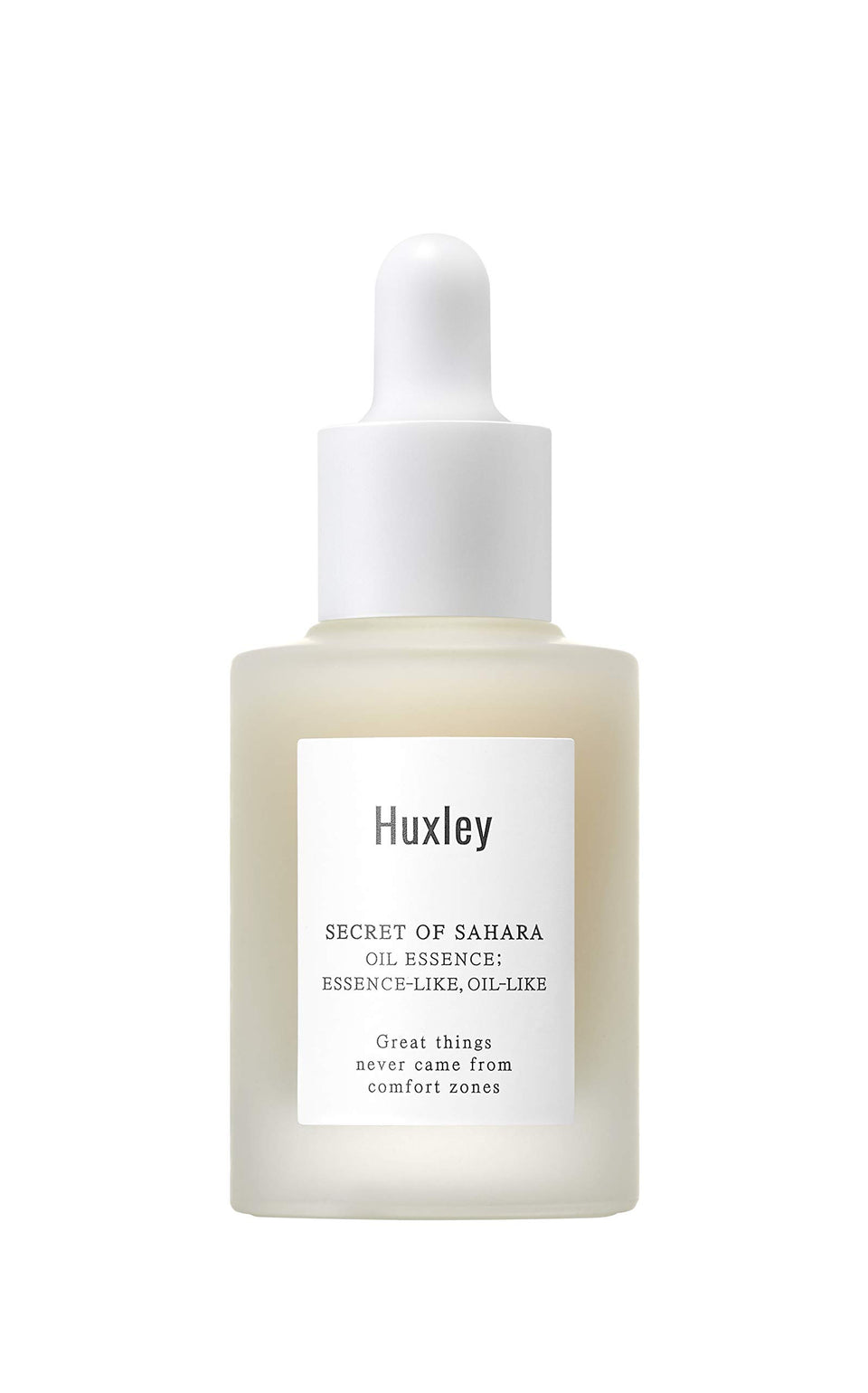 Huxley front packaging showing 30ml bottle and clean design, highlights portability