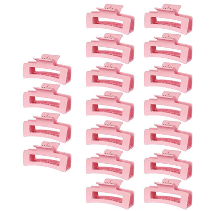 HXOGD front view of 18-pack pastel clips showing set variety and secure hold