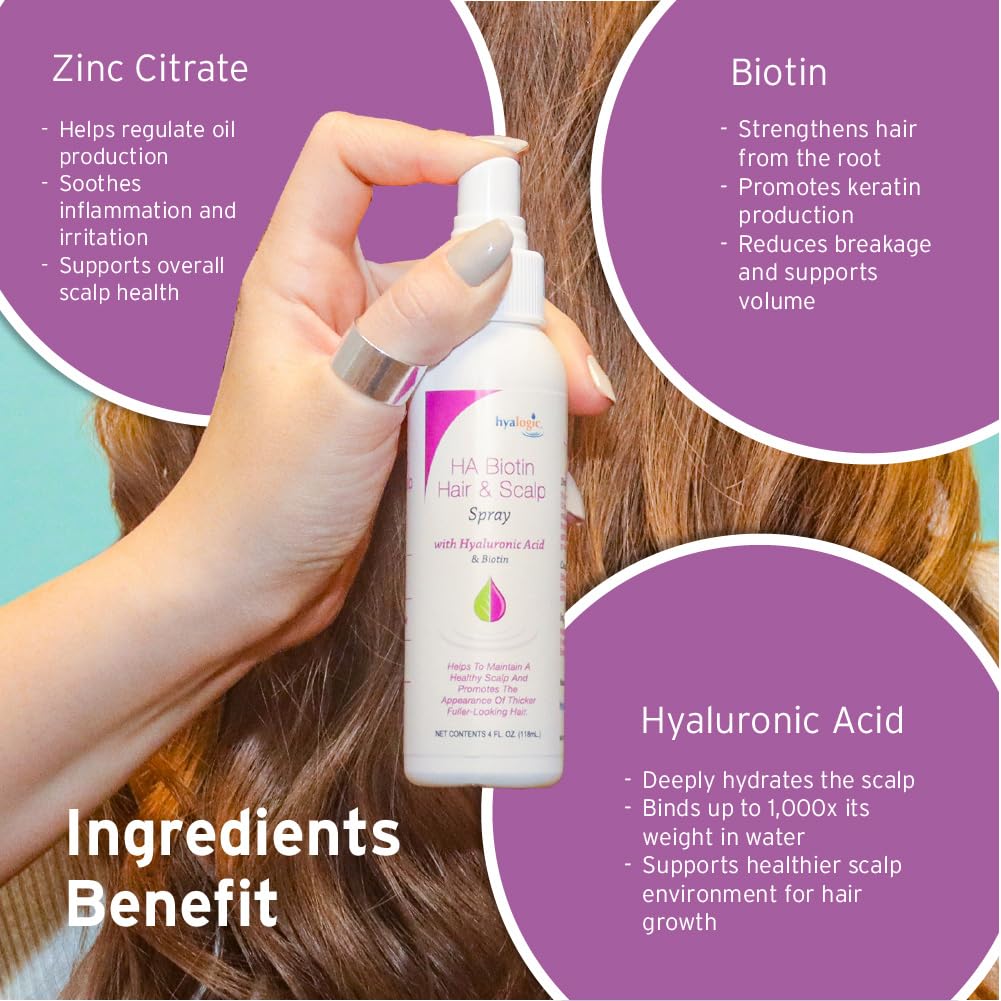 Hyalogic on bathroom shelf in lifestyle setting highlighting daily use and visible volume benefit