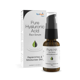 Hyalogic bottle front packaging showing label and 1oz size for easy identification and trust