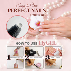 HYBA HyGEL cured overlay with shine illustrating durable, glossy finish