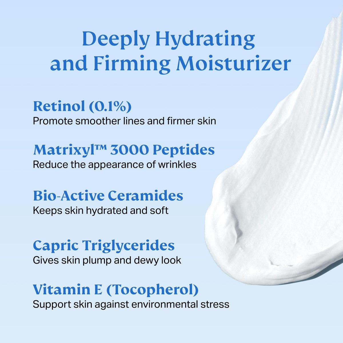 HYDRONOVA close-up texture highlighting smooth hydrating cream