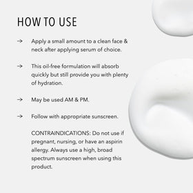 HydroPeptide ingredient label highlighting peptides, salicylic acid, and mushroom extract