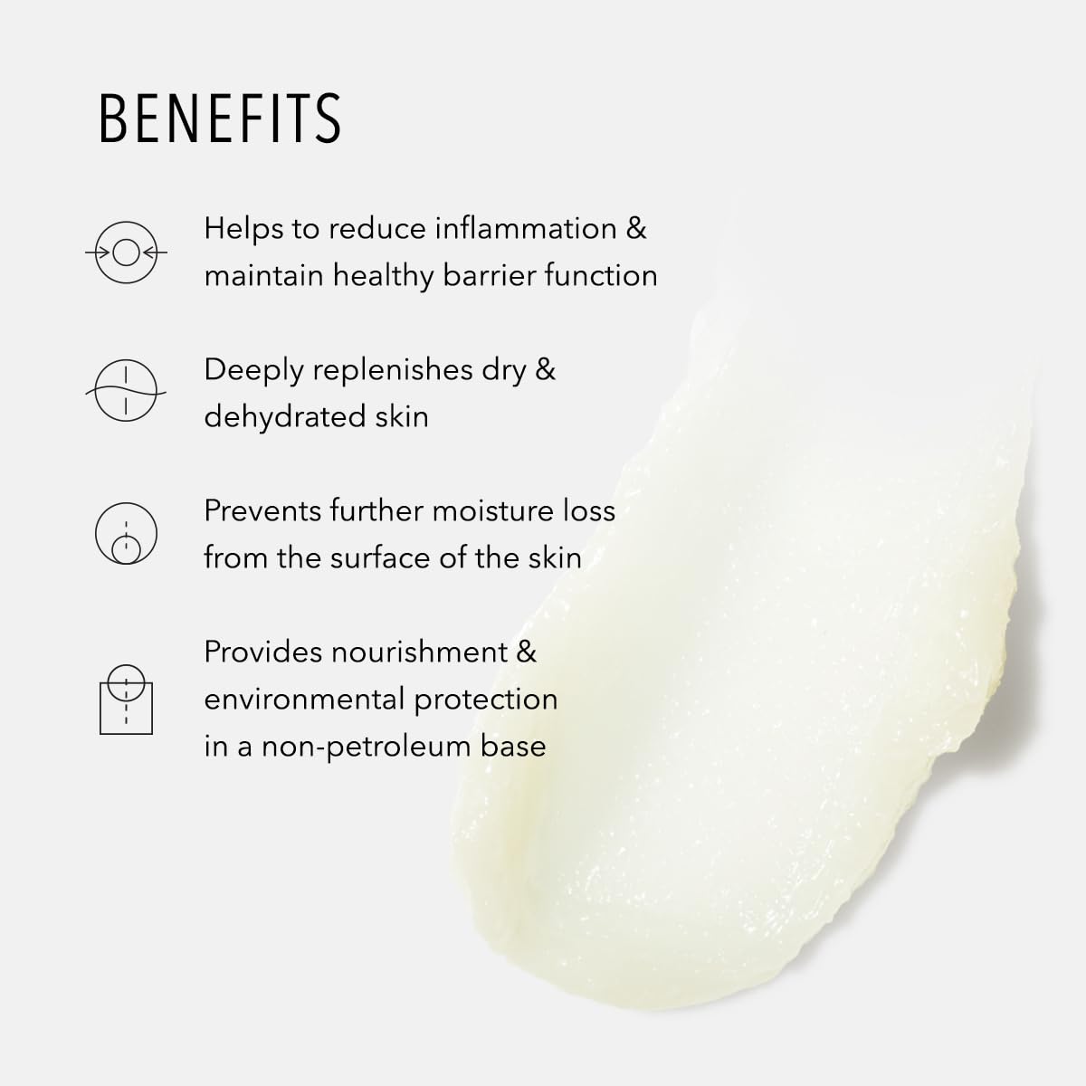 HydroPeptide applied to cheek illustrating soothing relief for irritated skin