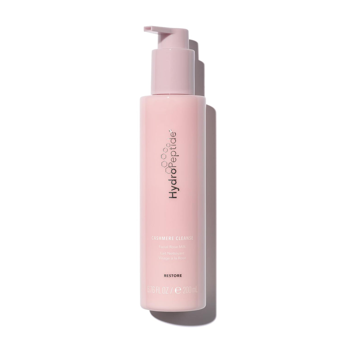 HydroPeptide Cashmere Cleanse front packaging showing bottle and benefit