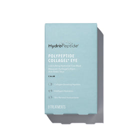 HydroPeptide front packaging showing box and branding with product benefits