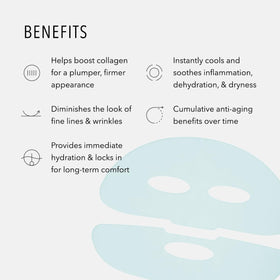 HydroPeptide close-up hydrogel texture showing cooling, adhesive surface for better absorption