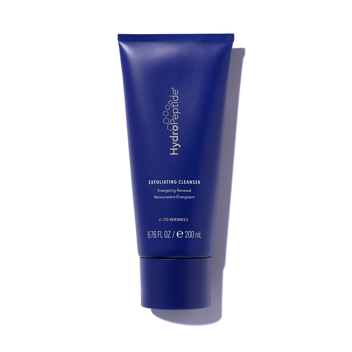 HydroPeptide front packaging showing bottle and product benefit