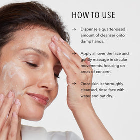 HydroPeptide lather in hand demonstrating rich moisturizing foam