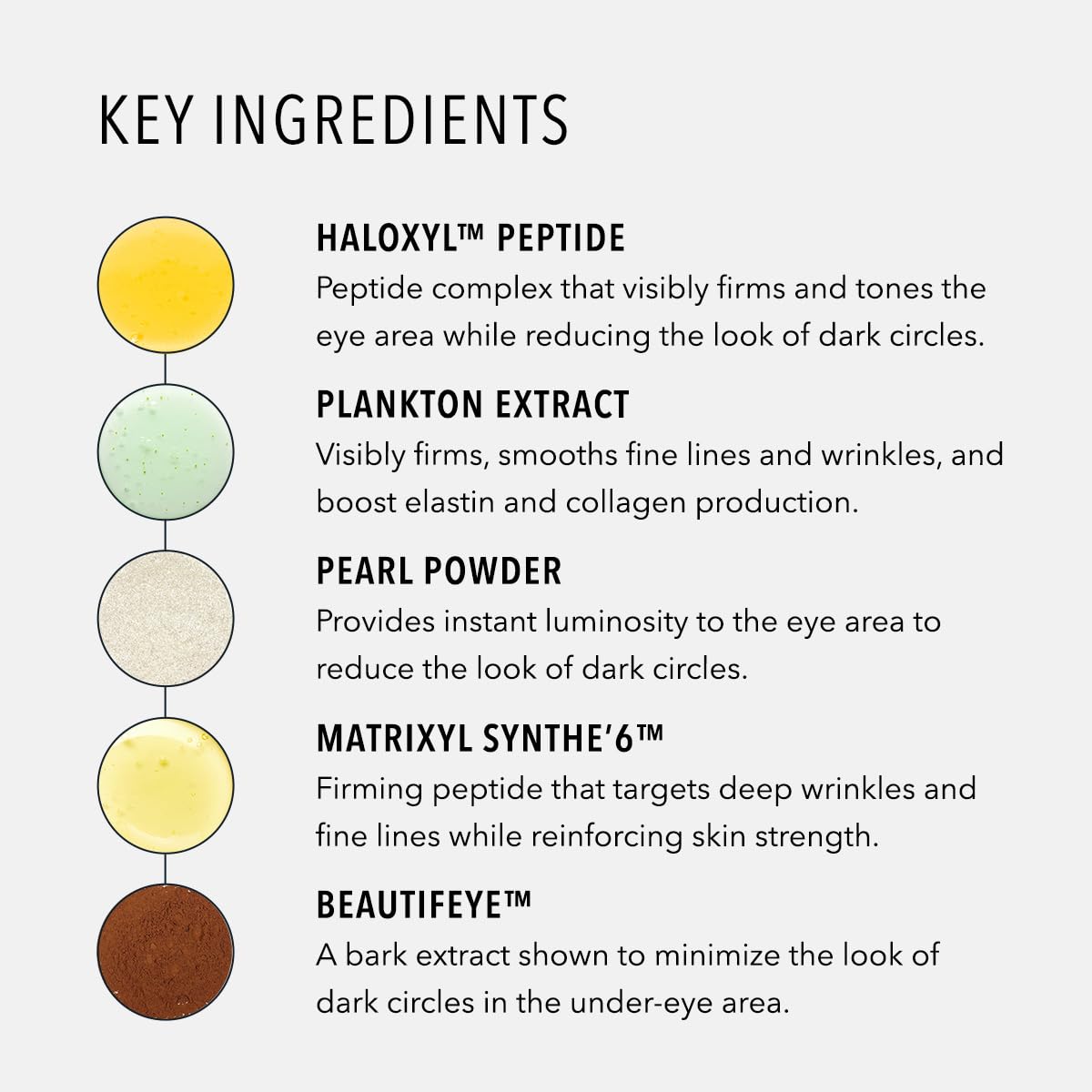 HydroPeptide being applied under the eye with gentle patting for smoother look