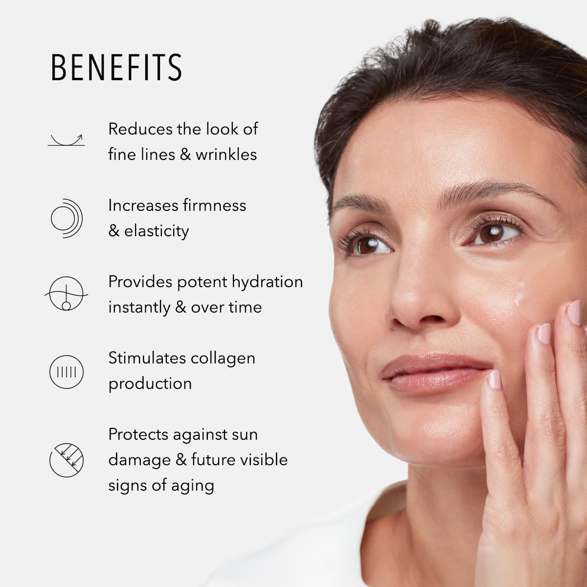 HydroPeptide Eye Authority close-up application reducing appearance of fine lines