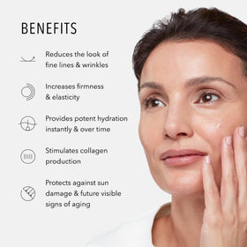 HydroPeptide Eye Authority close-up application reducing appearance of fine lines